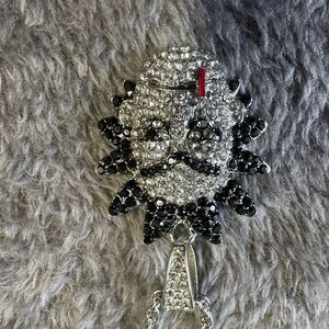 Sparkling Black and Silver Chain and Pendant (RICK)